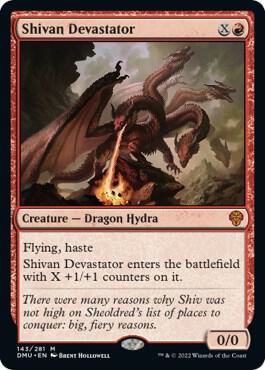 Shivan Devastator - Red