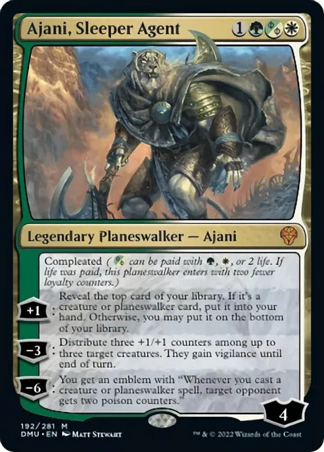 Ajani, Sleeper Agent - Green/White