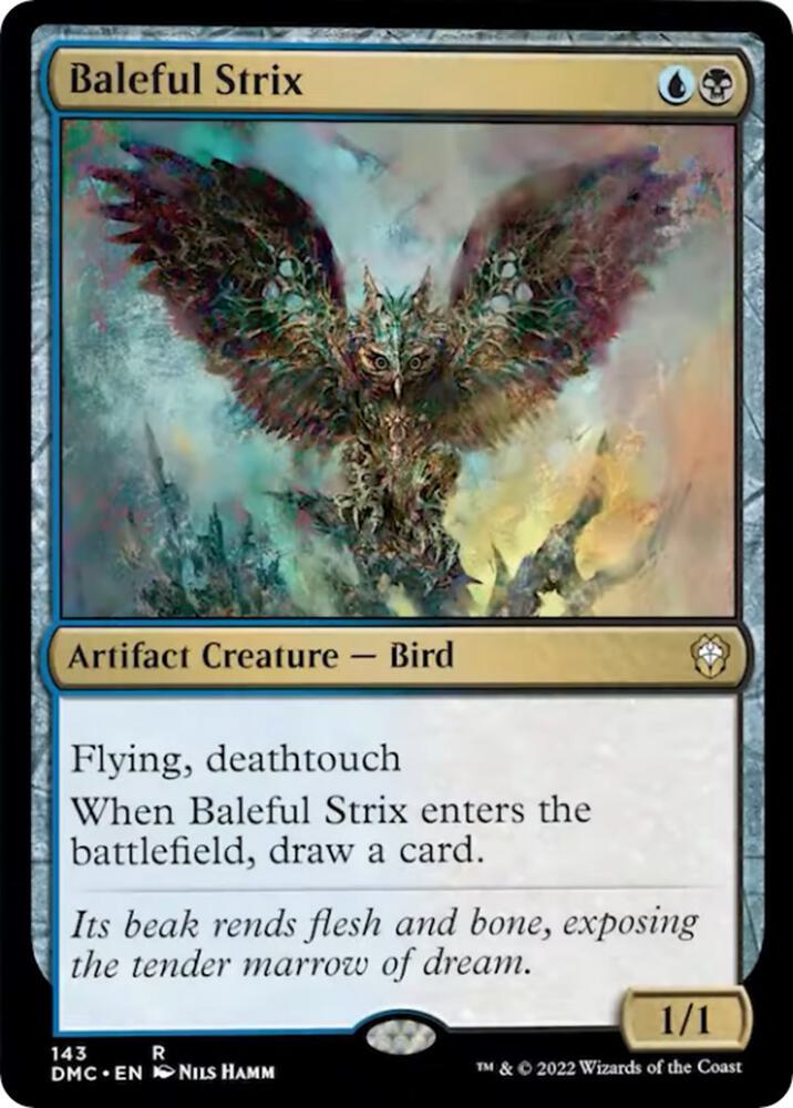 Baleful Strix - Blue/Black - Artifact