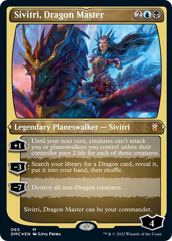 Sivitri, Dragon Master - Black/Blue