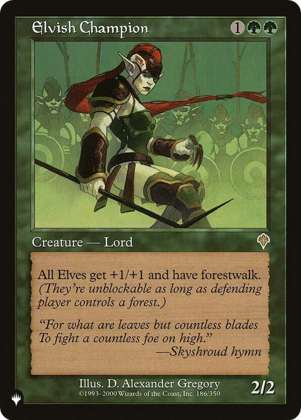 Elvish Champion - Green