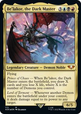 Be'lakor, the Dark Master - Blue/Black/Red