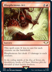 Blasphemous Act - sorcery - Red - Staple