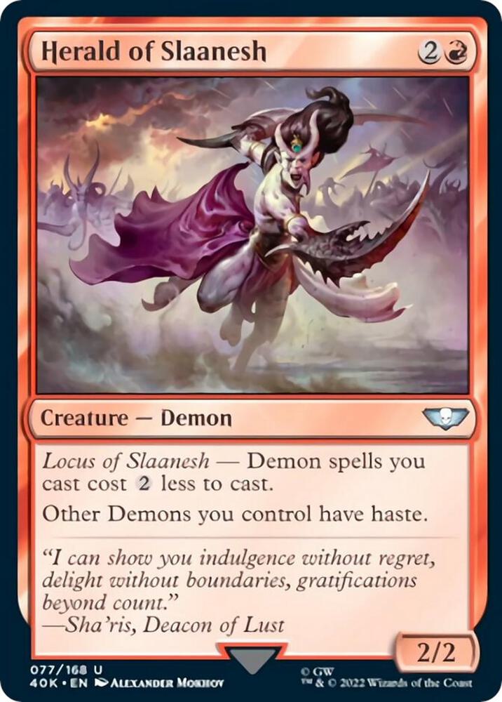 Herald of Slaanesh - Red - Staple