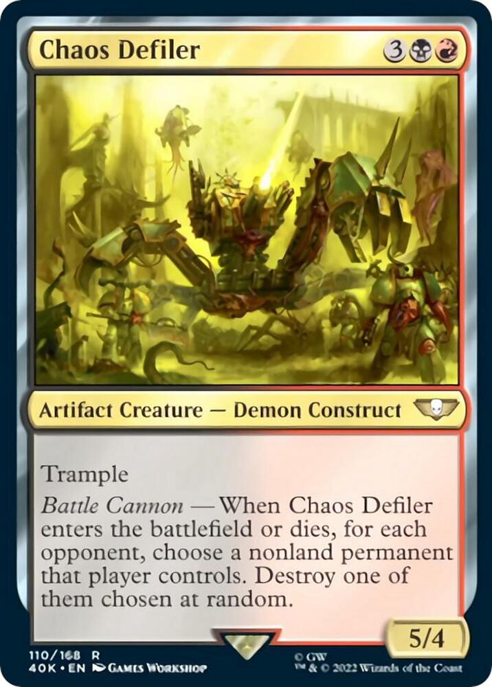 Chaos Defiler - Black/Red