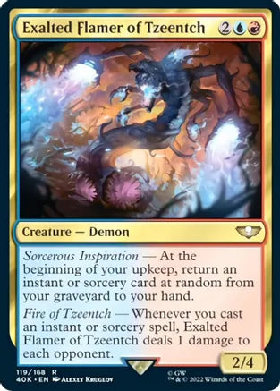 Exalted Flamer of Tzeentch - Blue/Red