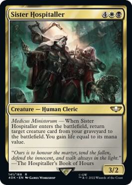 Sister Hospitaller - White/Black