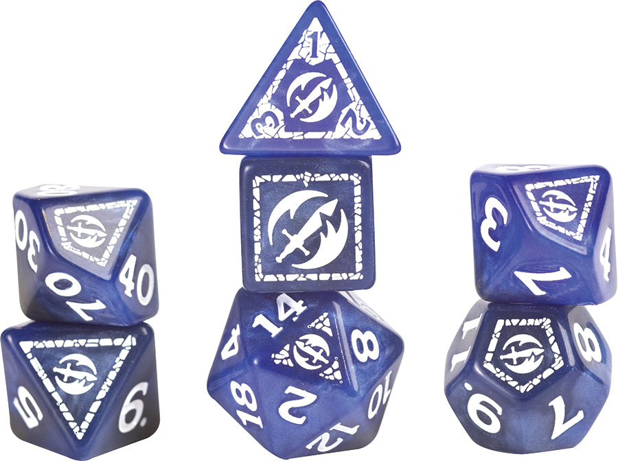 Dungeons & Dragons: Adventure Dice - Fighter Blue