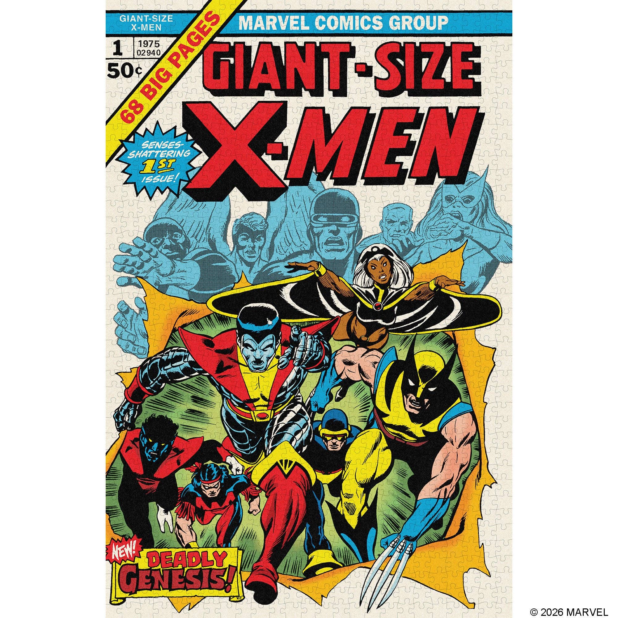 Marvel X-Men Jigsaw Puzzle and Trivia