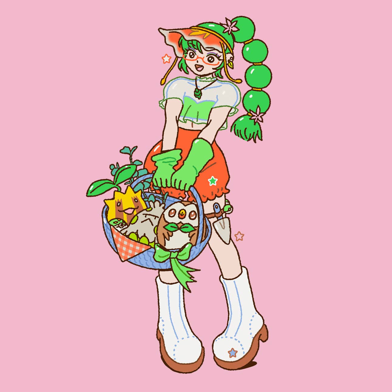 Grass Trainer Sticker Sheet