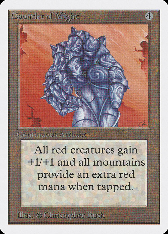 お盆 SALE Gauntlet of Might [2ED] MTG Gauntlet of Might - Artifact – Infinity Flux