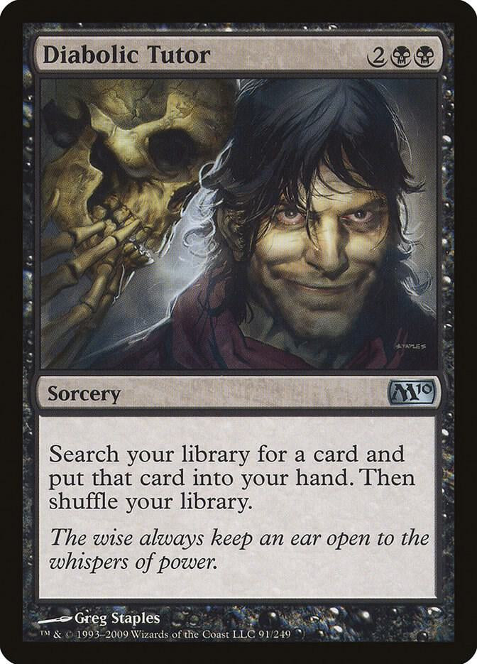 Diabolic Tutor - Black - Staple