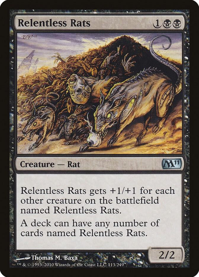 Relentless Rats - Black