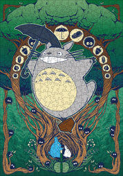 Studio Ghibli My Neighbor Totoro 500-Piece Puzzle: Fly with Totoro