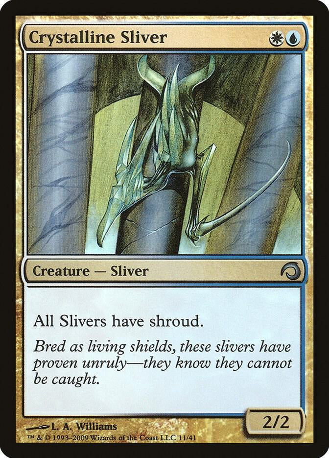 Crystalline Sliver - White/Blue