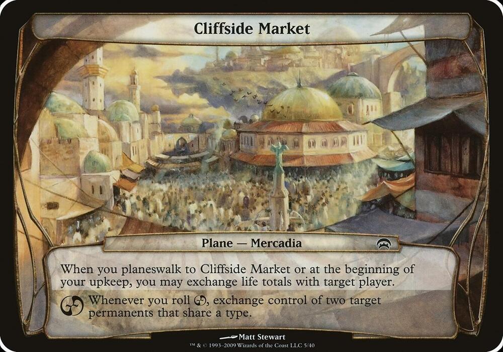 Cliffside Market (Planechase) - Oversize Cards (OVER)