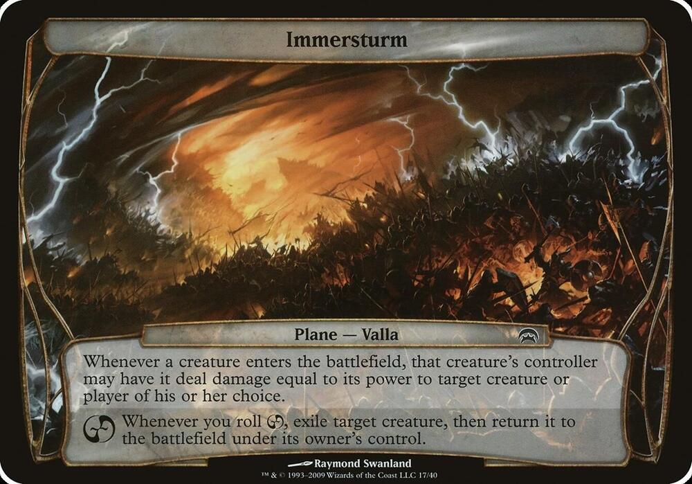Immersturm (Planechase) - Oversize Cards (OVER)
