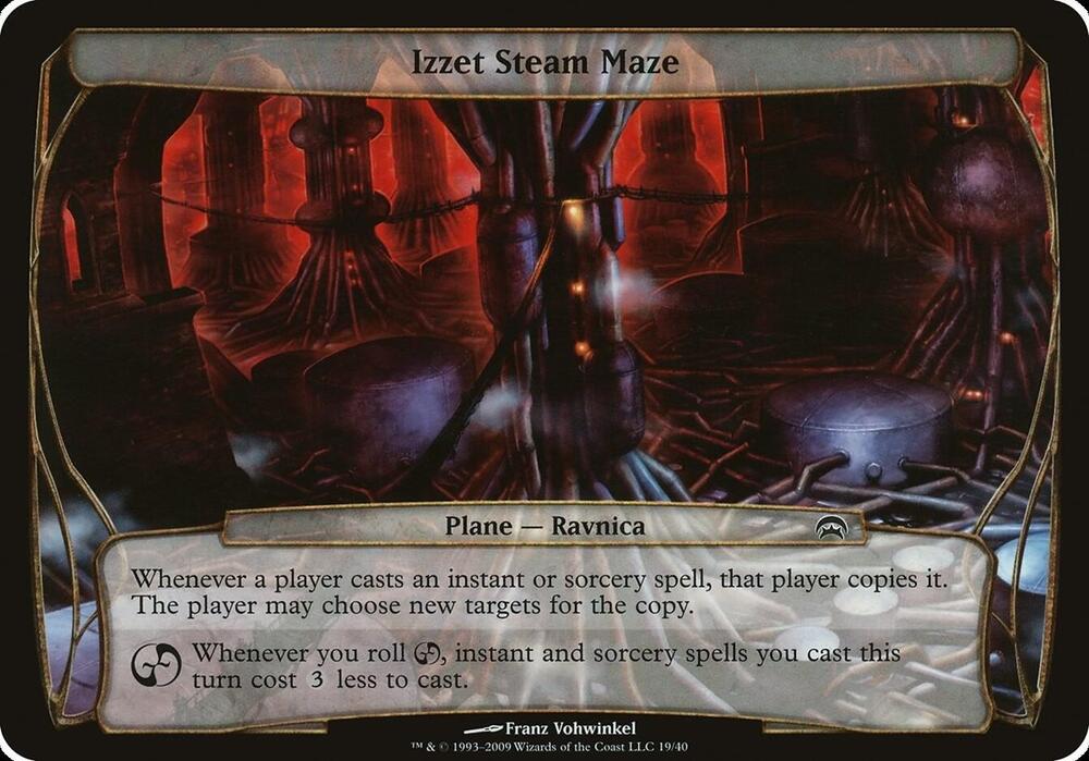 Izzet Steam Maze (Planechase) - Oversize Cards (OVER)