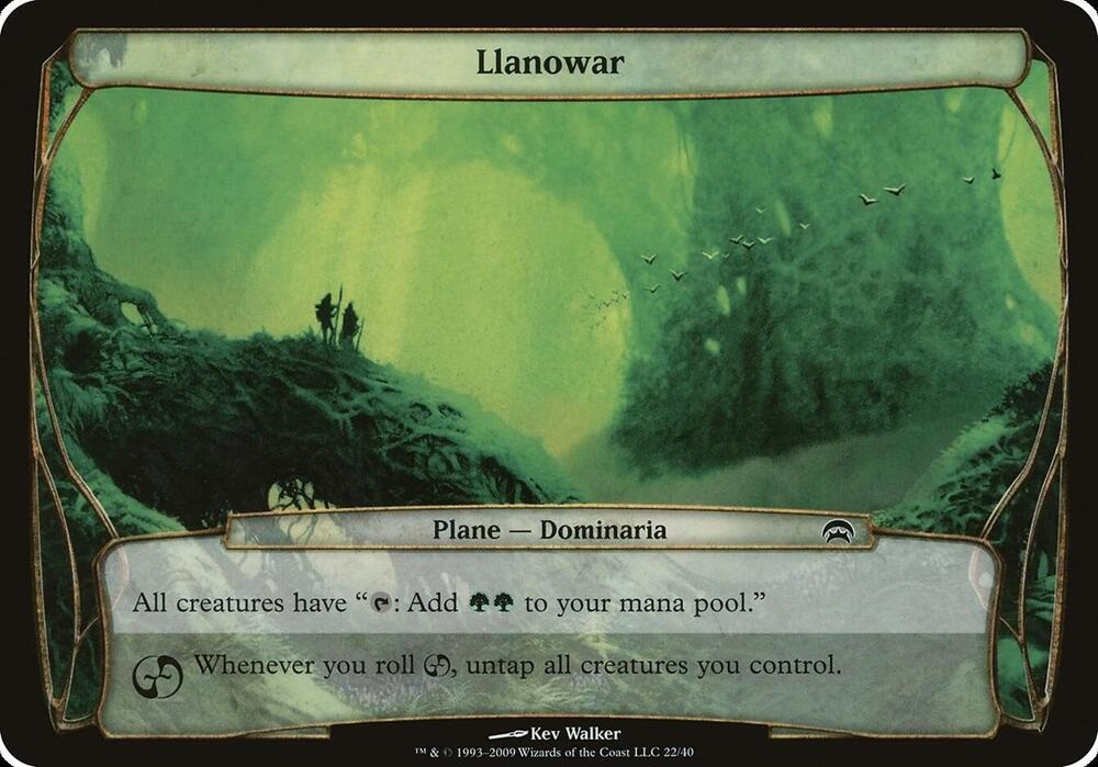 Llanowar (Planechase) - Oversize Cards (OVER)