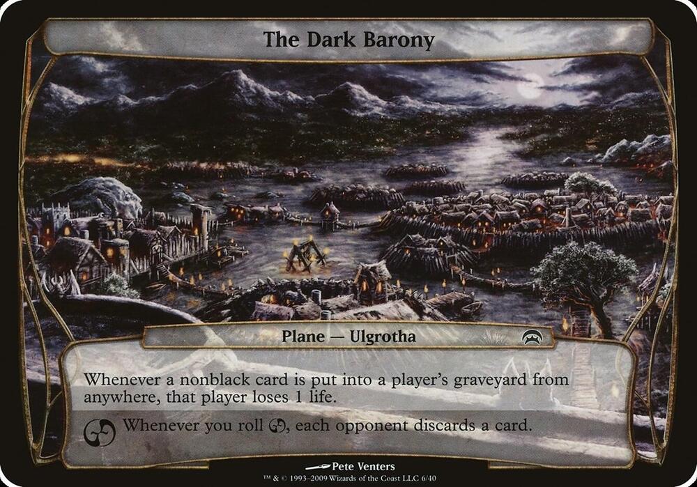 The Dark Barony (Planechase) - Oversize Cards (OVER)