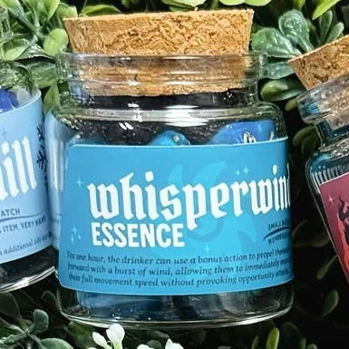 Dice Spell Bottle - Whisperwind Essence