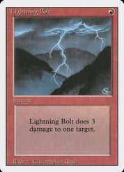 Lightning Bolt - Red