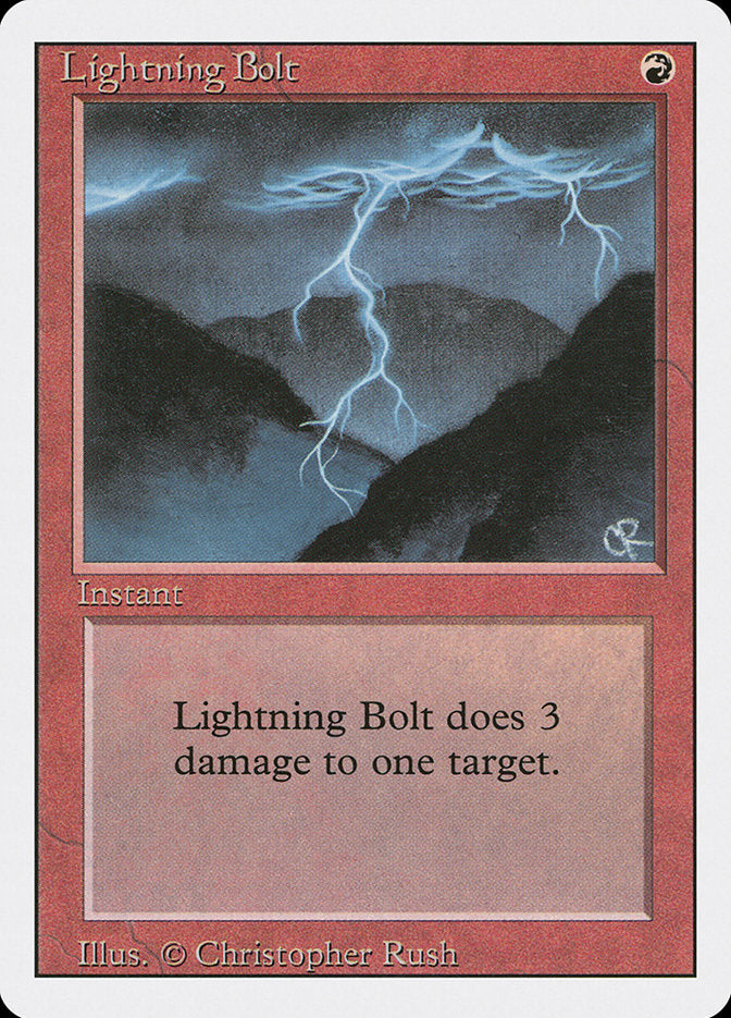 Lightning Bolt - Red