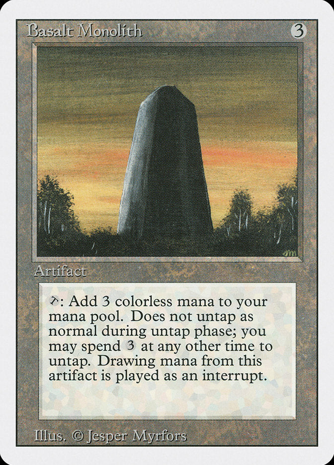 Basalt Monolith - Artifact - Staples