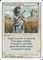 Swords to Plowshares - White