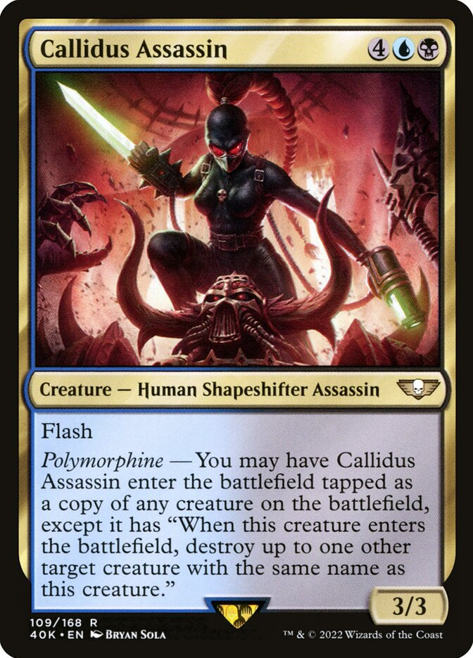 Callidus Assassin - Blue/Black