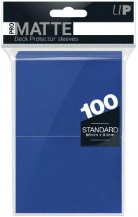 Ultra Pro Sleeves: Standard - Matte - Blue 100CT