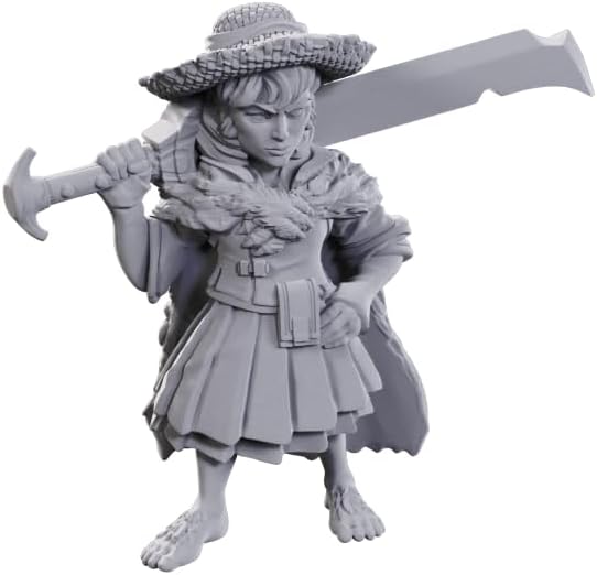 Pathfinder Deep Cuts Female Halfling Magus Low-Level