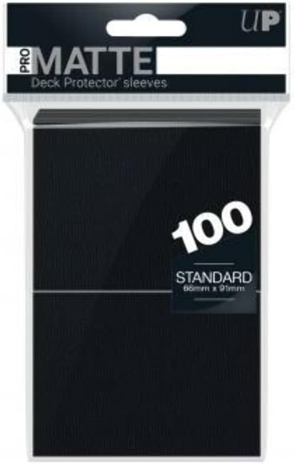 Ultra Pro Sleeves: Standard - Matte - Black - 100CT