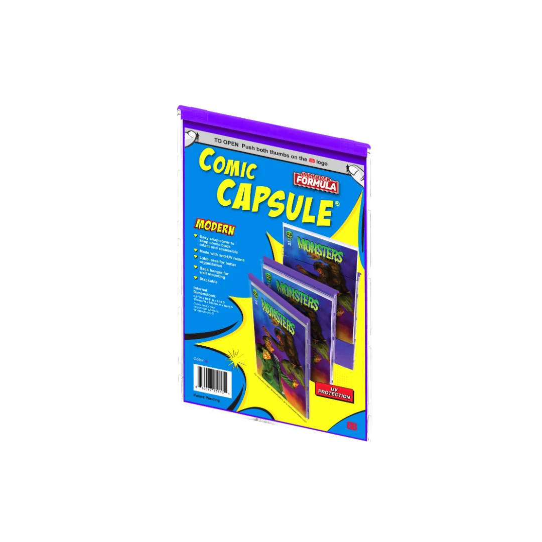 Comic Capsule -  Modern Purple