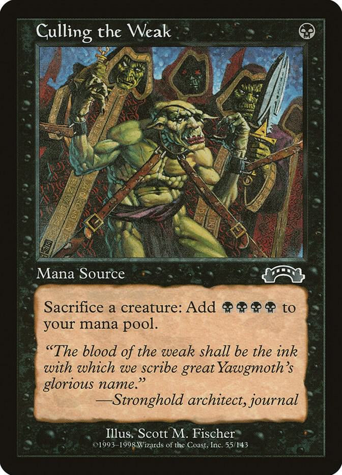 Culling the Weak - Black - Staples