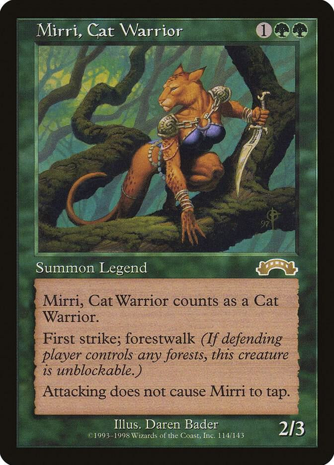 Mirri, Cat Warrior - Green