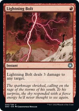 Lightning Bolt - Red