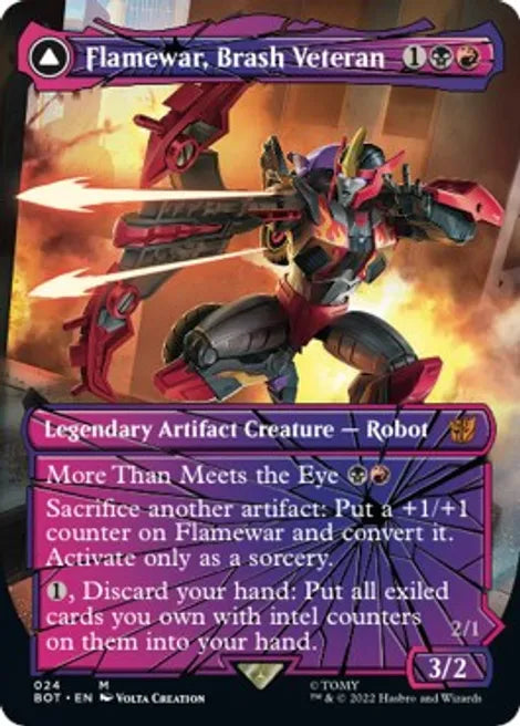 Flamewar, Brash Veteran / Flamewar, Streetwise Operative - Black/Red