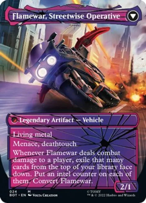 Flamewar, Brash Veteran / Flamewar, Streetwise Operative - Black/Red