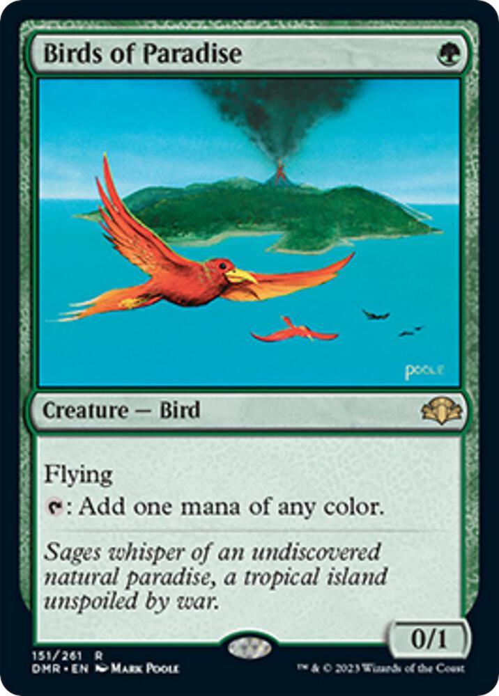 Birds of Paradise - Green
