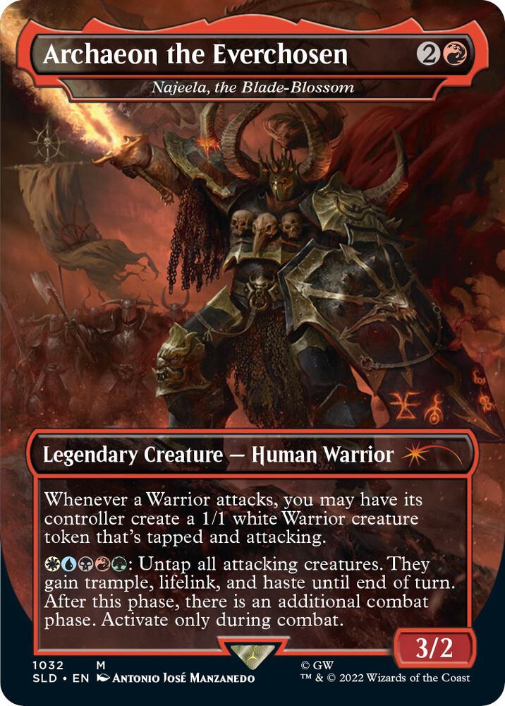 Najeela, the Blade-Blossom - White/Blue/Black/Red/Green