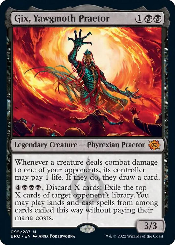 Gix, Yawgmoth Praetor - Legendary Creature - Phyrexian Praetor - Black