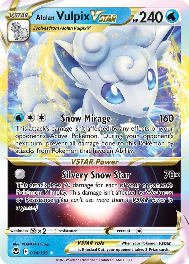 Alolan Vulpix VSTAR - Water