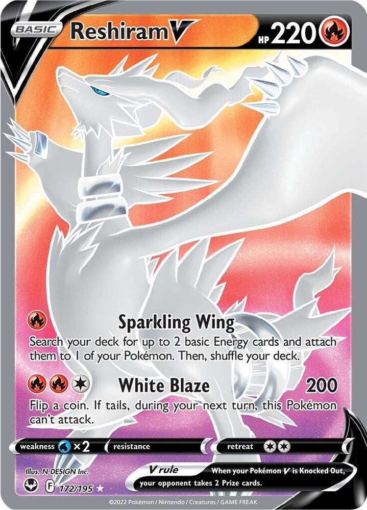 Reshiram V - Fire