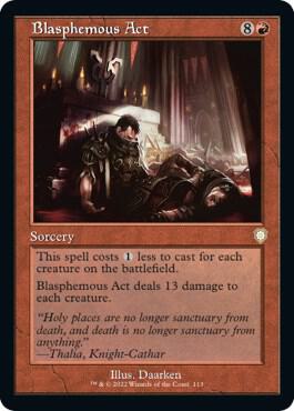 Blasphemous Act - sorcery - Red - Staple