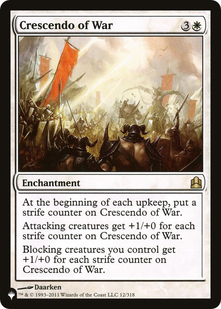 Crescendo of War - White