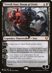 Tevesh Szat, Doom of Fools - Black