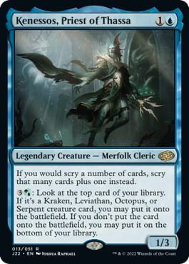 Kenessos, Priest of Thassa - Blue