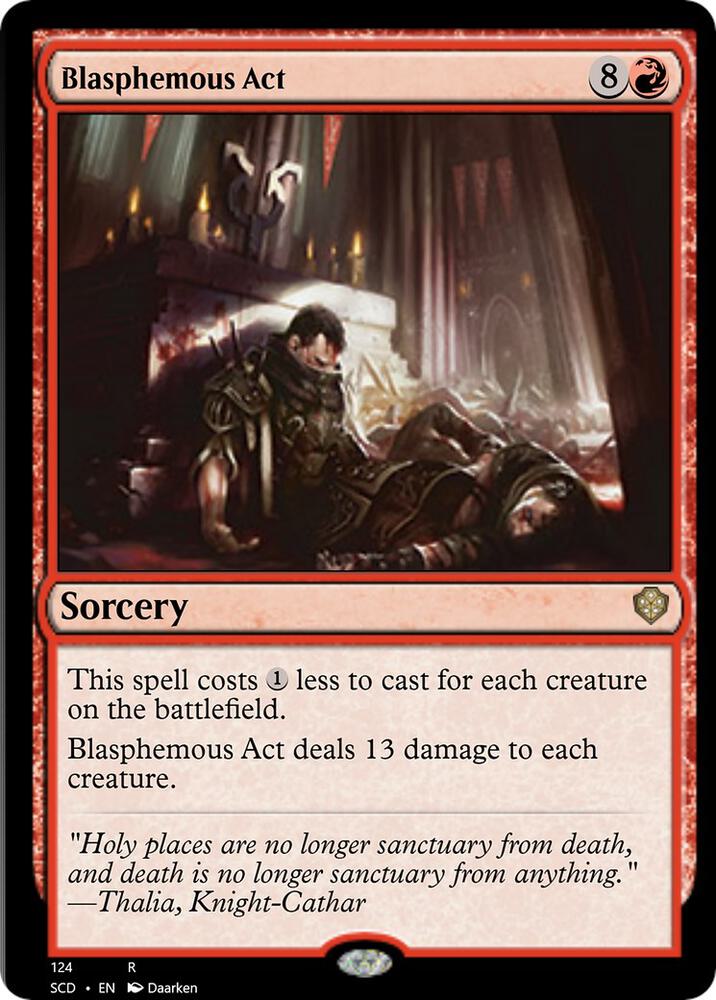 Blasphemous Act - sorcery - Red - Staple