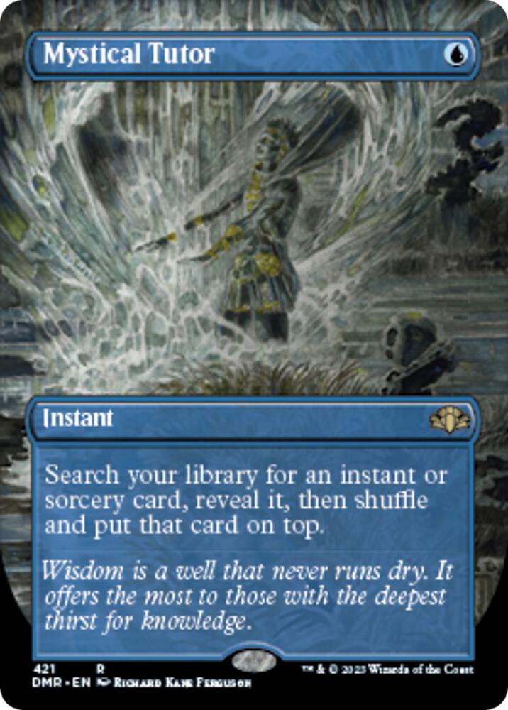 Mystical Tutor - Blue Infinity Flux Mystical Tutor - Blue Infinity Flux